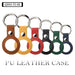 Wholesale Double Hole AirTag Leather Case Anti-Lost Keychain JDC-KC-QYS002 Keychains 清壹色 Wholesale Jewelry JoyasDeChina Joyas De China