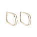 Wholesale double layer irregular circle alloy earrings JDC-ES-W391 Earrings JoyasDeChina Wholesale Jewelry JoyasDeChina Joyas De China