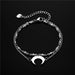Wholesale double layer moon titanium steel hand ornament JDC-BT-Mingm003 Bracelet 敏萌 4 Wholesale Jewelry JoyasDeChina Joyas De China