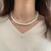 Wholesale double-layer pearl necklaces JDC-NE-F560 necklaces JoyasDeChina Wholesale Jewelry JoyasDeChina Joyas De China