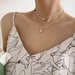 Bulk Jewelry Wholesale double pearl necklaces JDC-NE-W211 Wholesale factory from China YIWU China