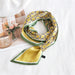 Wholesale double-sided long and narrow silk scarves JDC-SF-GSHQ004 scarf JoyasDeChina 3C steel mesh yellow 120cm Wholesale Jewelry JoyasDeChina Joyas De China