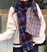 Wholesale Double-sided plaid scarf women JDC-SC-GE007 scarf 关尔 Wholesale Jewelry JoyasDeChina Joyas De China