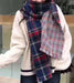 Wholesale Double-sided plaid scarf women JDC-SC-GE007 scarf 关尔 Zangqing grid Wholesale Jewelry JoyasDeChina Joyas De China