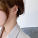 Wholesale double wavy copper earrings JDC-ES-W374 Earrings JoyasDeChina Wholesale Jewelry JoyasDeChina Joyas De China