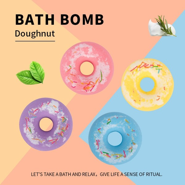 Wholesale doughnut bath salt balls bath bomb JDC-BB-AM04 bath bomb JoyasDeChina Wholesale Jewelry JoyasDeChina Joyas De China