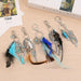 Wholesale dreamcatcher pendant feather opal tassel keychain JDC-KC-QiaW002 Keychains 恰薇 Wholesale Jewelry JoyasDeChina Joyas De China