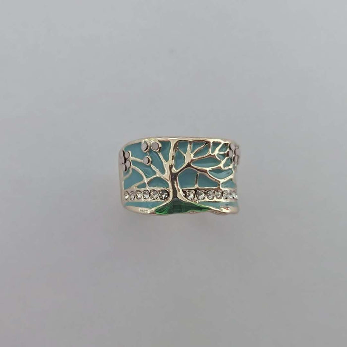 Wholesale drip gum tree flower vintage ring JDC-RS-hengzi003 Rings 恒姿 1 6 Wholesale Jewelry JoyasDeChina Joyas De China