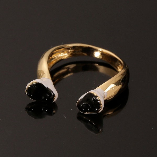 Wholesale drip oil panda copper rings JDC-RS-HX126 Rings JoyasDeChina Wholesale Jewelry JoyasDeChina Joyas De China