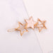 Wholesale drip star geometric circle metal hairpin JDC-HC-KX001 Hair Clips 柯羡 Wholesale Jewelry JoyasDeChina Joyas De China
