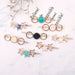 Wholesale drip star geometric circle metal hairpin JDC-HC-KX001 Hair Clips 柯羡 Wholesale Jewelry JoyasDeChina Joyas De China