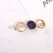 Wholesale drip star geometric circle metal hairpin JDC-HC-KX001 Hair Clips 柯羡 33 Wholesale Jewelry JoyasDeChina Joyas De China