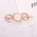 Wholesale drip star geometric circle metal hairpin JDC-HC-KX001 Hair Clips 柯羡 Wholesale Jewelry JoyasDeChina Joyas De China