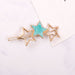 Wholesale drip star geometric circle metal hairpin JDC-HC-KX001 Hair Clips 柯羡 Wholesale Jewelry JoyasDeChina Joyas De China