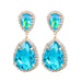 Wholesale Drop Shape Alloy Color Rhinestone Earrings JDC-ES-JL941 Earrings 氿乐 Wholesale Jewelry JoyasDeChina Joyas De China