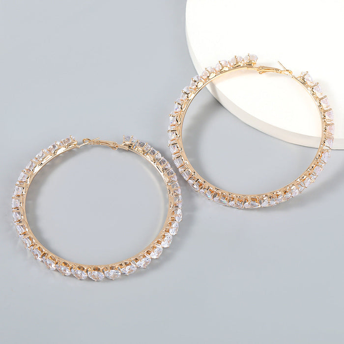 Wholesale drop shaped zircon Diamond Earrings JDC-ES-JL526 Earrings JoyasDeChina 7 gold Wholesale Jewelry JoyasDeChina Joyas De China