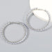 Wholesale drop shaped zircon Diamond Earrings JDC-ES-JL526 Earrings JoyasDeChina Size 7 Silver Wholesale Jewelry JoyasDeChina Joyas De China