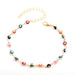 Wholesale dry flower retro color eye thousand flower copper anklets JDC-AS-YeB004 anklets 烨贝 Wholesale Jewelry JoyasDeChina Joyas De China