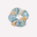 Wholesale dyed fabric wide-brimmed processed Hair Scrunchies JDC-HS-O062 Hair Scrunchies JoyasDeChina Blue tie dyeing large intestine hair circle Wholesale Jewelry JoyasDeChina Joyas De China