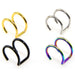 Wholesale ear clip without ear hole JDC-ES-LX006 Piercings JoyasDeChina blue Wholesale Jewelry JoyasDeChina Joyas De China