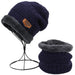 Wholesale ear protection wool hat JDC-FH-LS001 Fashionhat JoyasDeChina NAVY HAT + scarf Wholesale Jewelry JoyasDeChina Joyas De China