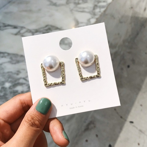 Bulk Jewelry Wholesale earrings 925 silver cold wind imitation pearls JDC-ES-xc306 Wholesale factory from China YIWU China