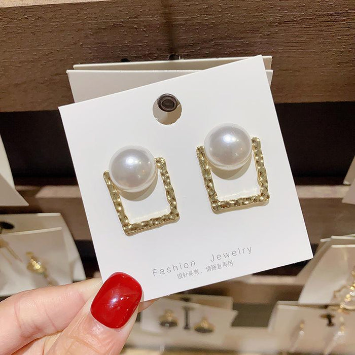 Wholesale earrings 925 silver cold wind imitation pearls JDC-ES-xc306 Earrings JoyasDeChina white Wholesale Jewelry JoyasDeChina Joyas De China