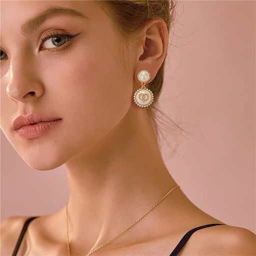 Bulk Jewelry Wholesale earrings 925 silver needle French retro pearlsJDC-ES-xc108 Wholesale factory from China YIWU China