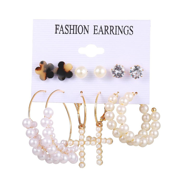 Wholesale Earrings Acrylic Pearl JDC-ES-F468 Earrings JoyasDeChina 5244305 Wholesale Jewelry JoyasDeChina Joyas De China