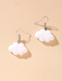Bulk Jewelry Wholesale Earrings Acrylic white cute clouds JDC-ES-xy038 Wholesale factory from China YIWU China