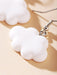 Wholesale Earrings Acrylic white cute clouds JDC-ES-xy038 Earrings JoyasDeChina C03-01-20 Wholesale Jewelry JoyasDeChina Joyas De China