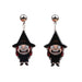 Bulk Jewelry Wholesale Earrings Black Acrylic Skull Ghost Head JDC-ES-ML004 Wholesale factory from China YIWU China