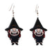Bulk Jewelry Wholesale Earrings Black Acrylic Skull Ghost Head JDC-ES-ML005 Wholesale factory from China YIWU China