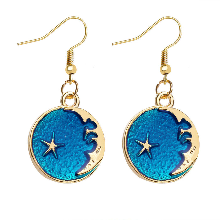 Wholesale Earrings Blue planet Alloy JDC-ES-F475 Earrings JoyasDeChina C01-02-37 Wholesale Jewelry JoyasDeChina Joyas De China