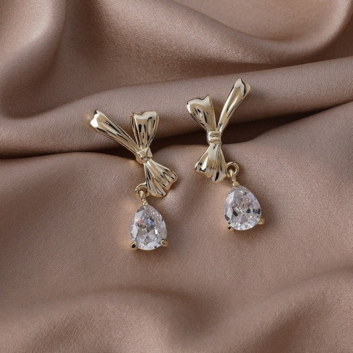 Bulk Jewelry Wholesale Earrings Butterfly drop zircon copper JDC-ES-W132 Wholesale factory from China YIWU China