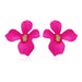 Wholesale Earrings Candy-colored flowers Alloy JDC-ES-xy043 Earrings JoyasDeChina B03-02-19 Wholesale Jewelry JoyasDeChina Joyas De China