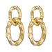 Wholesale earrings CCB Ackley color plating JDC-ES-xc039 Earrings JoyasDeChina golden Wholesale Jewelry JoyasDeChina Joyas De China