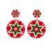 Bulk Jewelry Wholesale Earrings Christmas Red santa claus acrylic JDC-ES-ML047 Wholesale factory from China YIWU China