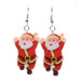 Bulk Jewelry Wholesale Earrings Christmas Red santa claus acrylic JDC-ES-ML050 Wholesale factory from China YIWU China