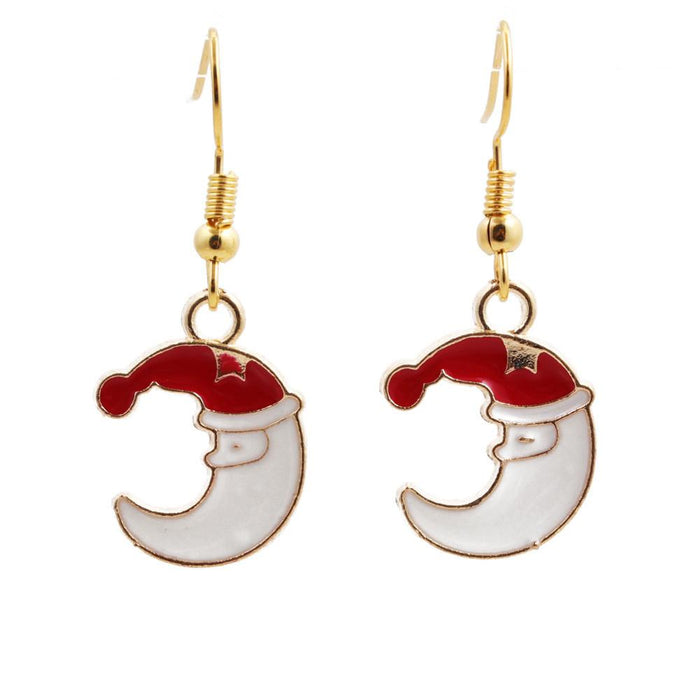 Bulk Jewelry Wholesale Earrings Christmas Red santa claus Alloy JDC-ES-ML060 Wholesale factory from China YIWU China
