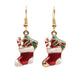 Bulk Jewelry Wholesale Earrings Christmas Red socks Alloy JDC-ES-ML056 Wholesale factory from China YIWU China