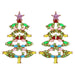 Wholesale Earrings Christmas tree green Alloy JDC-ES-JJ186 Earrings JoyasDeChina green Wholesale Jewelry JoyasDeChina Joyas De China