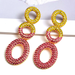 Wholesale Earrings Circle diamond Alloy JDC-ES-SK013 Earrings JoyasDeChina Wholesale Jewelry JoyasDeChina Joyas De China