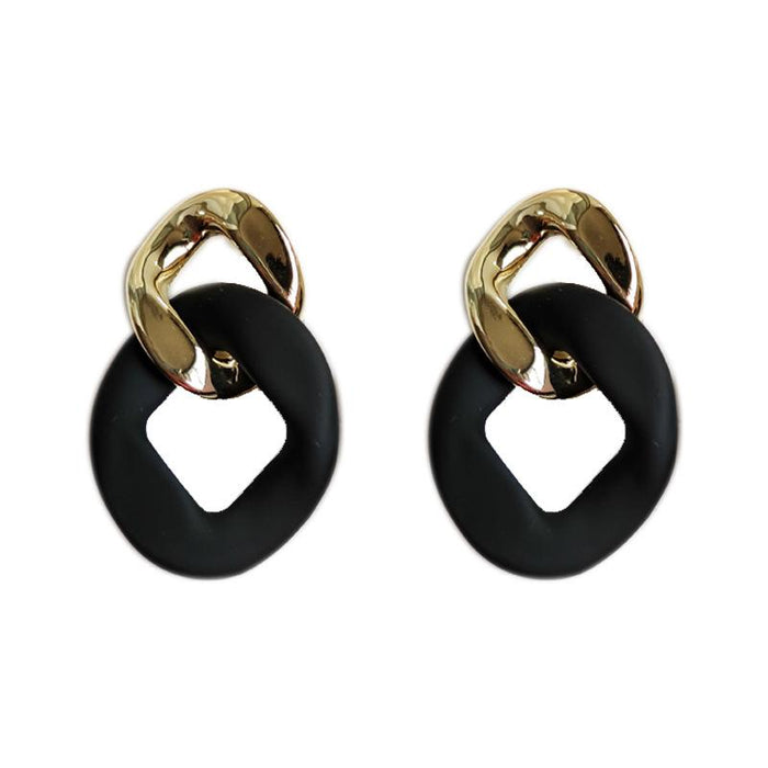 Wholesale earrings cold wind chain geometric personality earringsJDC-ES-xc076 Earrings JoyasDeChina E292 (steel needle) Wholesale Jewelry JoyasDeChina Joyas De China