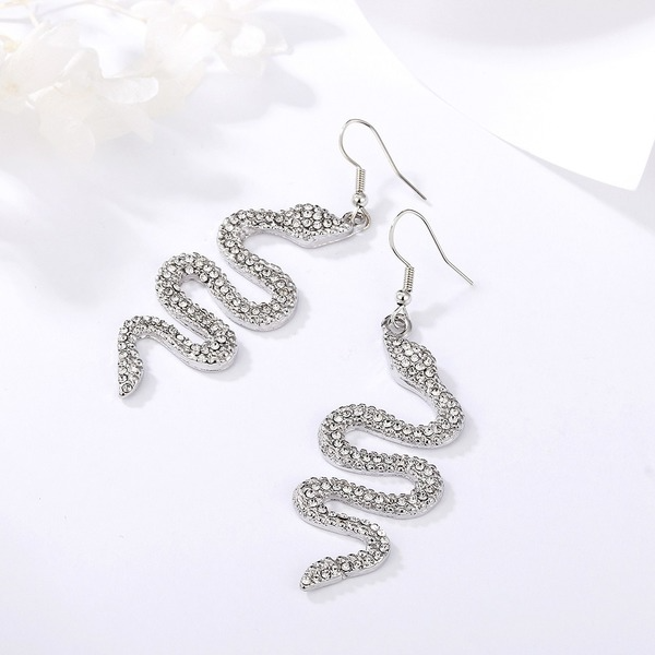 Bulk Jewelry Wholesale Earrings color alloy Creative snake animal JDC-ES-yn008 Wholesale factory from China YIWU China