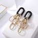 Bulk Jewelry Wholesale Earrings color alloy Stitched geometric chain JDC-ES-yn010 Wholesale factory from China YIWU China