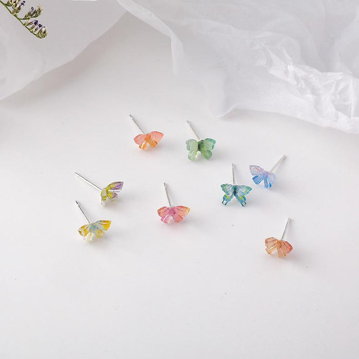 Wholesale Earrings Color butterfly plastic JDC-ES-W267 Earrings JoyasDeChina Main drawing Wholesale Jewelry JoyasDeChina Joyas De China