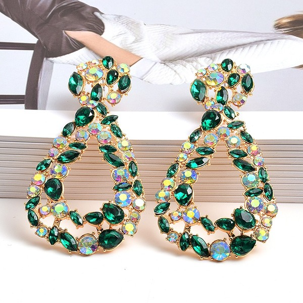Wholesale Earrings Color oval Alloy JDC-ES-SK012 Earrings JoyasDeChina Wholesale Jewelry JoyasDeChina Joyas De China
