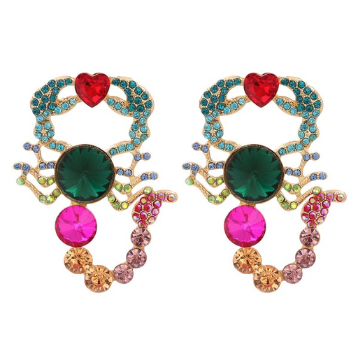 Bulk Jewelry Wholesale Earrings Color scorpion Alloy JDC-ES-JJ081 Wholesale factory from China YIWU China