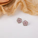 Wholesale Earrings Colored small flower crystal Alloy JDC-ES-W171 Earrings JoyasDeChina A Pink Wholesale Jewelry JoyasDeChina Joyas De China